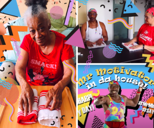 grandma alison mr motivator in da house